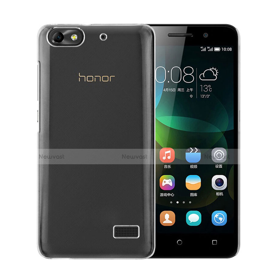 Transparent Crystal Hard Rigid Case Cover for Huawei Honor 4C Clear