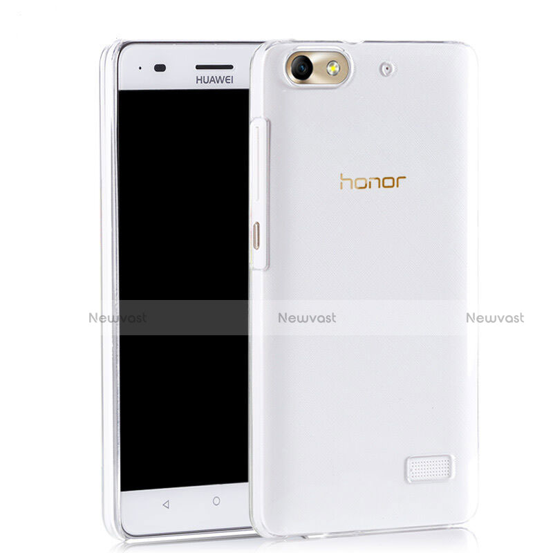 Transparent Crystal Hard Rigid Case Cover for Huawei Honor 4C Clear