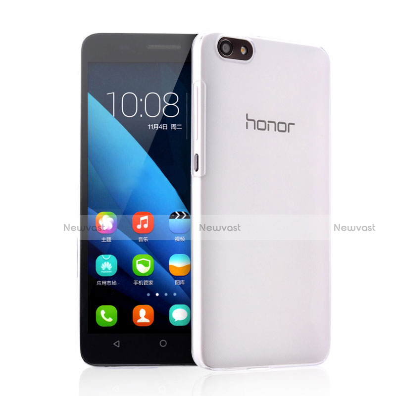 Transparent Crystal Hard Rigid Case Cover for Huawei Honor 4X Clear