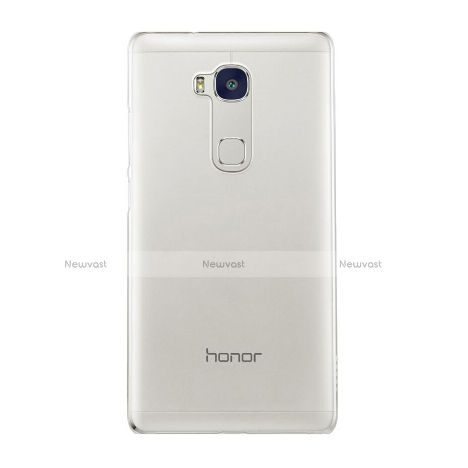 Transparent Crystal Hard Rigid Case Cover for Huawei Honor 5X Clear