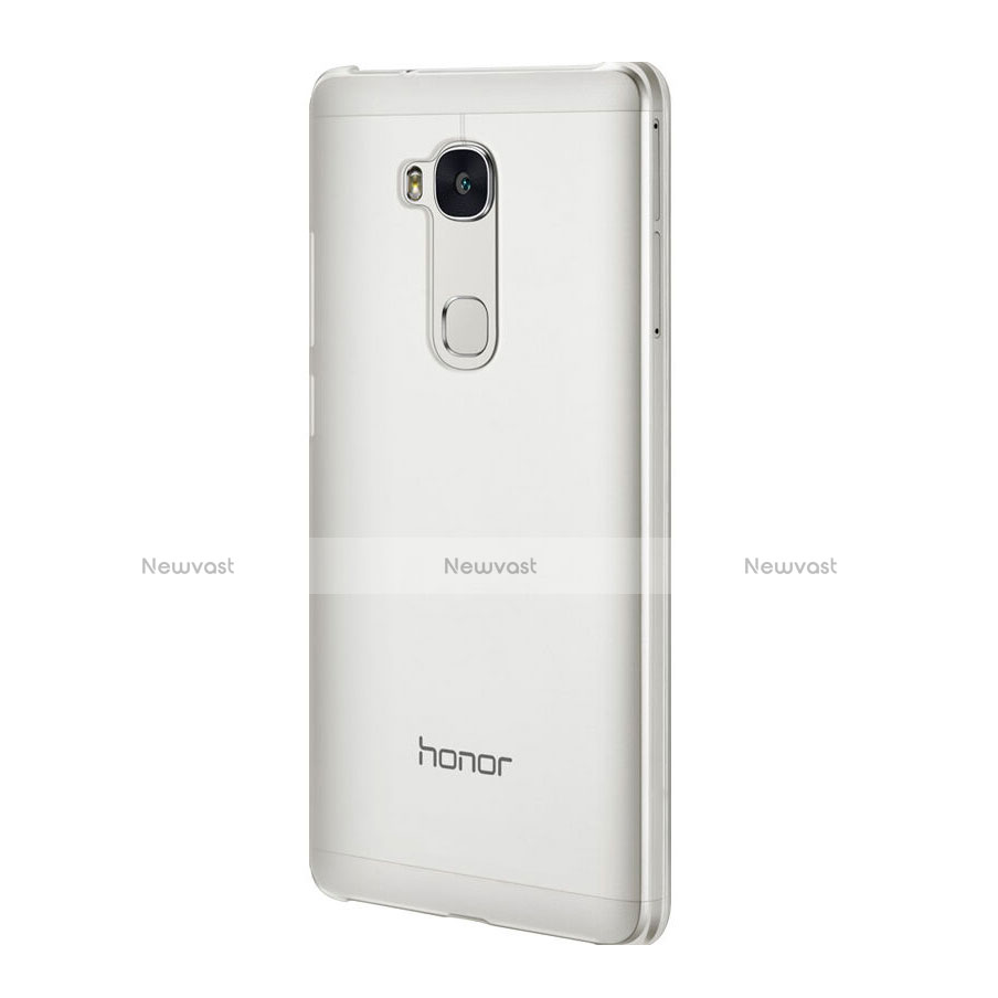 Transparent Crystal Hard Rigid Case Cover for Huawei Honor 5X Clear