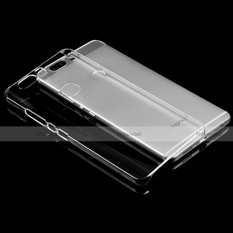 Transparent Crystal Hard Rigid Case Cover for Huawei Honor V8 Clear