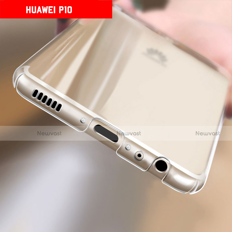 Transparent Crystal Hard Rigid Case Cover for Huawei P10 Clear