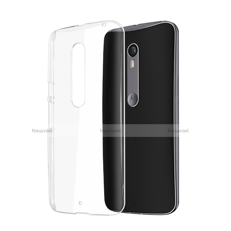 Transparent Crystal Hard Rigid Case Cover for Motorola Moto X Style Clear