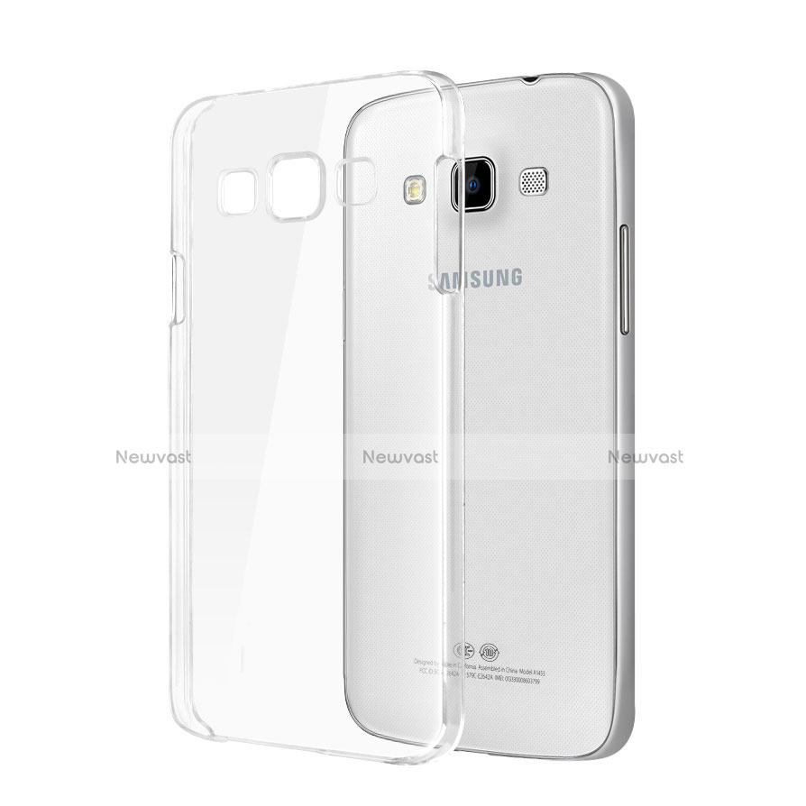 Transparent Crystal Hard Rigid Case Cover for Samsung Galaxy A7 Duos SM-A700F A700FD Clear