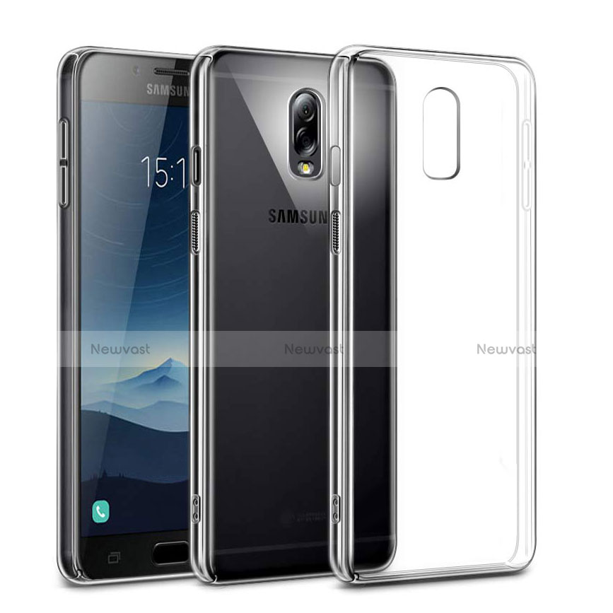 Transparent Crystal Hard Rigid Case Cover for Samsung Galaxy C7 (2017) Clear