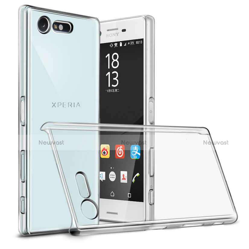 Transparent Crystal Hard Rigid Case Cover for Sony Xperia X Compact Clear