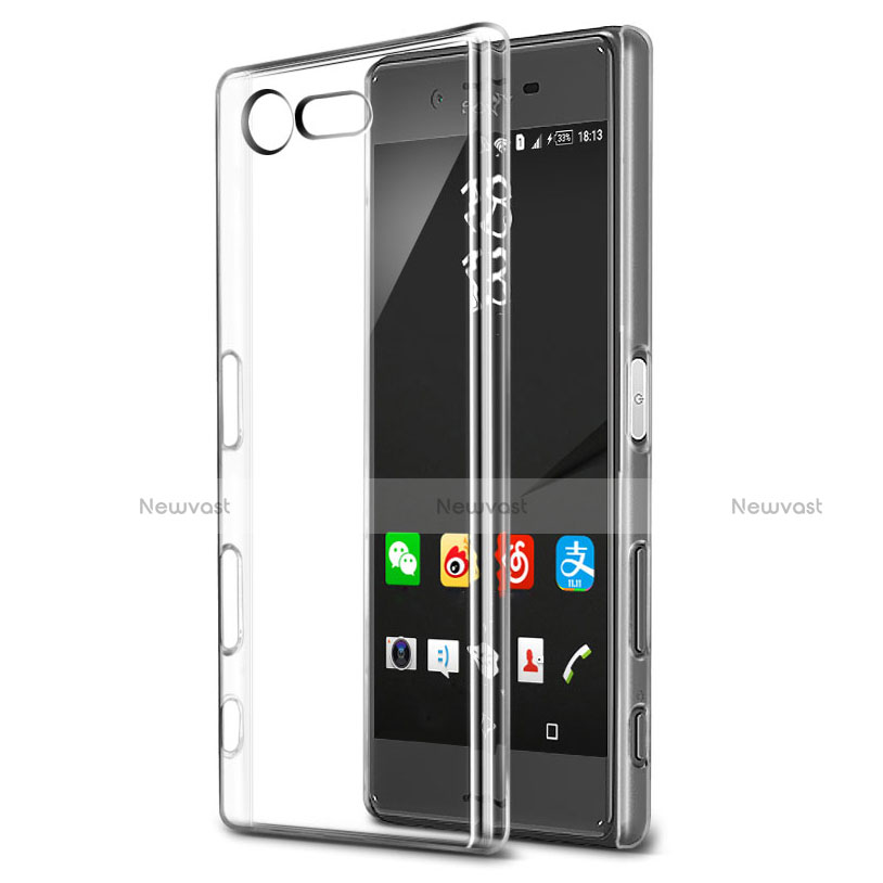 Transparent Crystal Hard Rigid Case Cover for Sony Xperia X Compact Clear