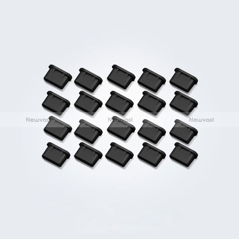 Type-C Anti Dust Cap USB-C Plug Cover Protector Plugy Universal 20PCS Black