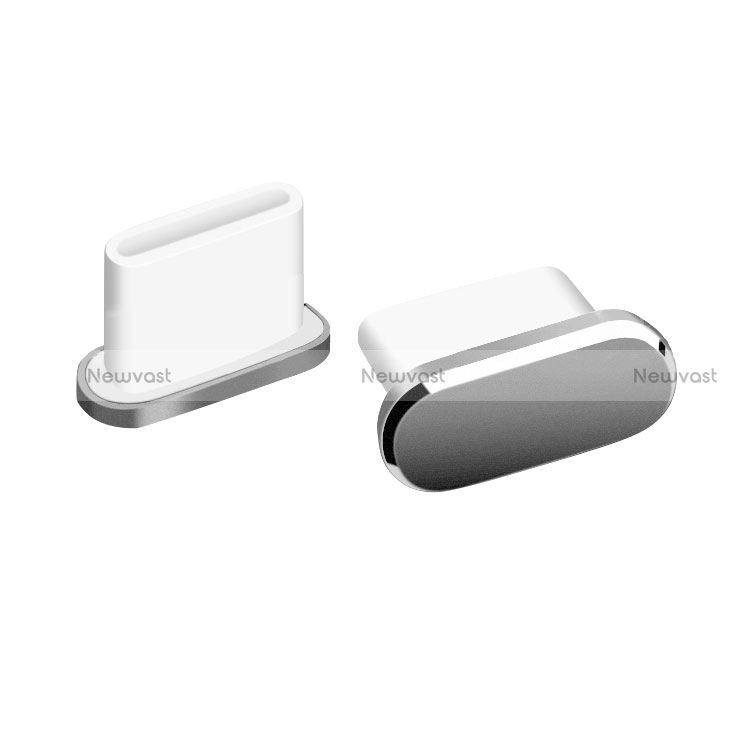 Type-C Anti Dust Cap USB-C Plug Cover Protector Plugy Universal H06 for Apple iPhone 15 Pro Dark Gray