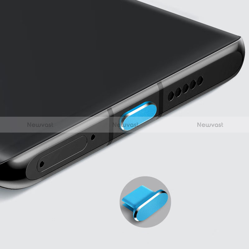 Type-C Anti Dust Cap USB-C Plug Cover Protector Plugy Universal H08 for Apple iPad Pro 12.9 (2021) Blue