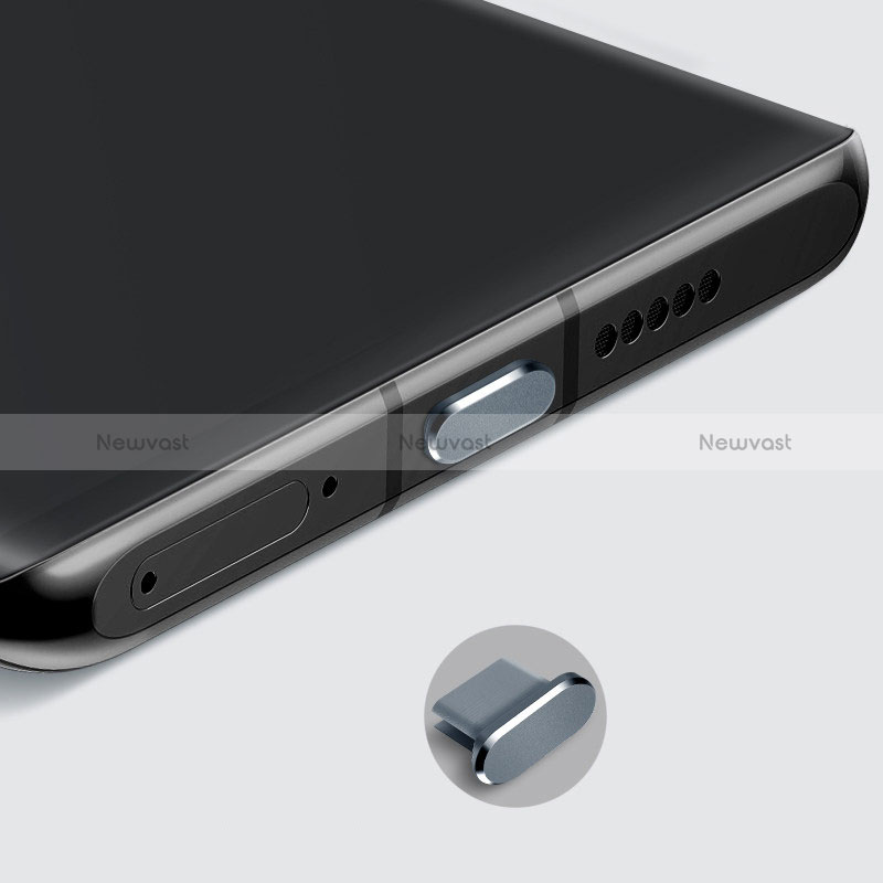 Type-C Anti Dust Cap USB-C Plug Cover Protector Plugy Universal H08 for Apple iPad Pro 12.9 (2021) Dark Gray