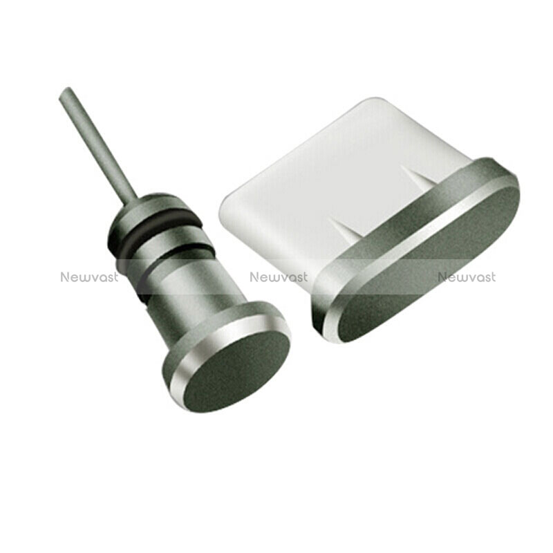 Type-C Anti Dust Cap USB-C Plug Cover Protector Plugy Universal H09 for Apple iPad Air 5 10.9 (2022) Black