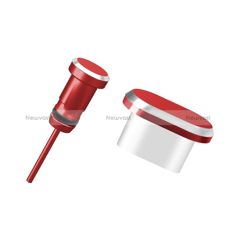 Type-C Anti Dust Cap USB-C Plug Cover Protector Plugy Universal H09 for Apple iPhone 15 Plus Red