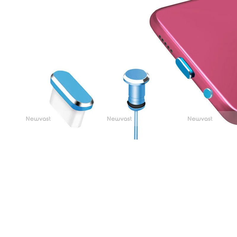 Type-C Anti Dust Cap USB-C Plug Cover Protector Plugy Universal H12 for Apple iPhone 15 Pro Blue