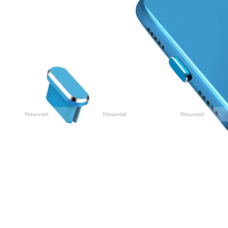 Type-C Anti Dust Cap USB-C Plug Cover Protector Plugy Universal H13 for Apple iPad Pro 12.9 (2022) Blue