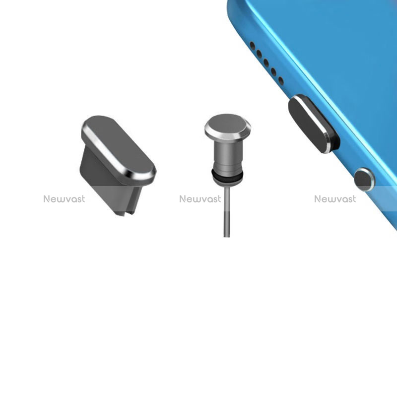 Type-C Anti Dust Cap USB-C Plug Cover Protector Plugy Universal H15 for Apple iPad Air 5 10.9 (2022) Dark Gray