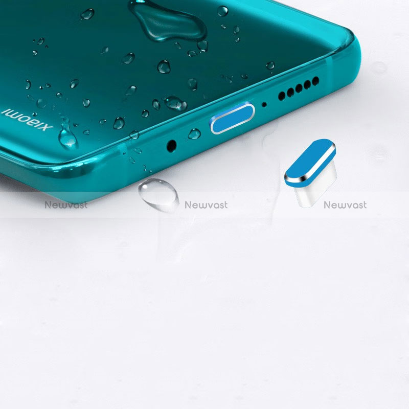 Type-C Anti Dust Cap USB-C Plug Cover Protector Plugy Universal H16 for Apple iPhone 15 Plus Blue