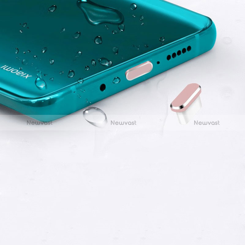 Type-C Anti Dust Cap USB-C Plug Cover Protector Plugy Universal H16 for Apple iPhone 15 Plus Rose Gold