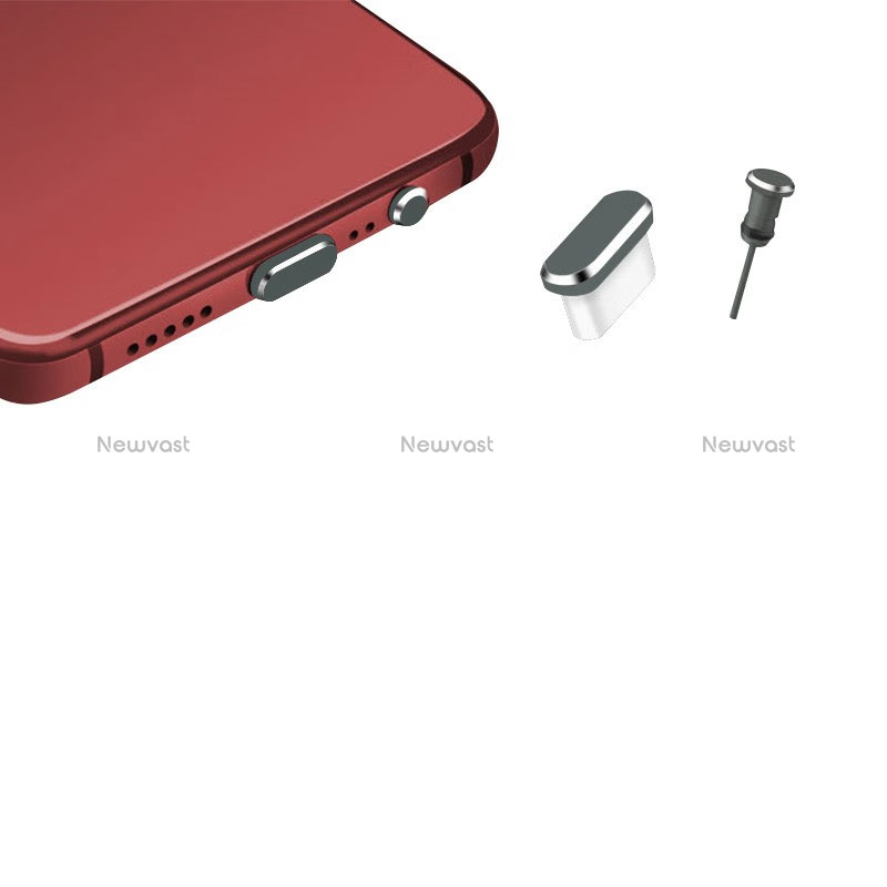 Type-C Anti Dust Cap USB-C Plug Cover Protector Plugy Universal H17 for Apple iPad Pro 12.9 (2022) Dark Gray