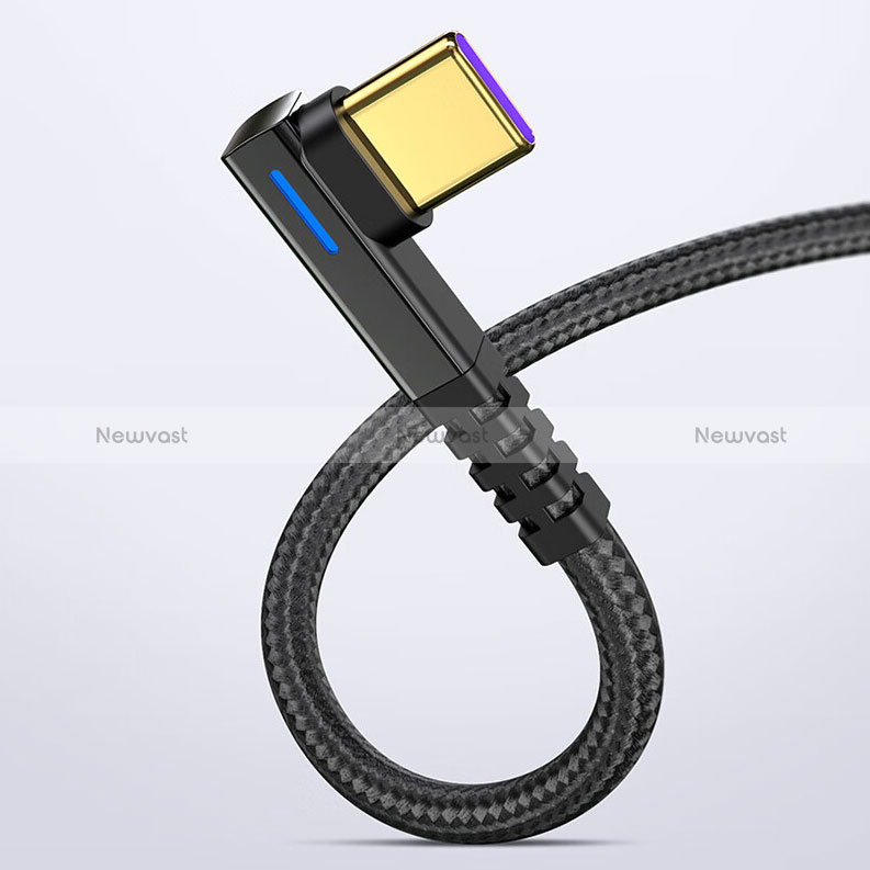 Type-C Charger USB-C Data Cable Charging Cord Android Universal 5A H01 for Apple iPad Pro 11 (2021) Black