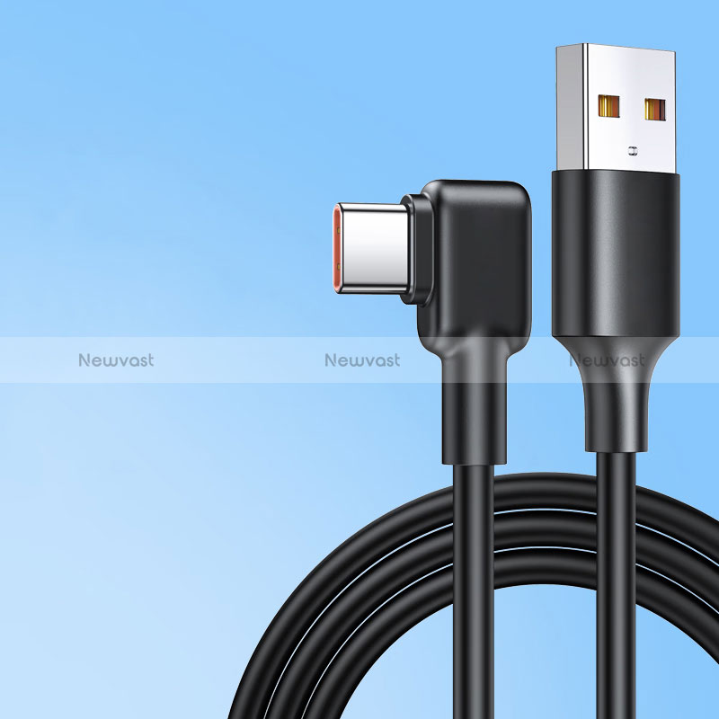 Type-C Charger USB-C Data Cable Charging Cord Android Universal 66W H01 for Apple iPhone 15 Plus Black