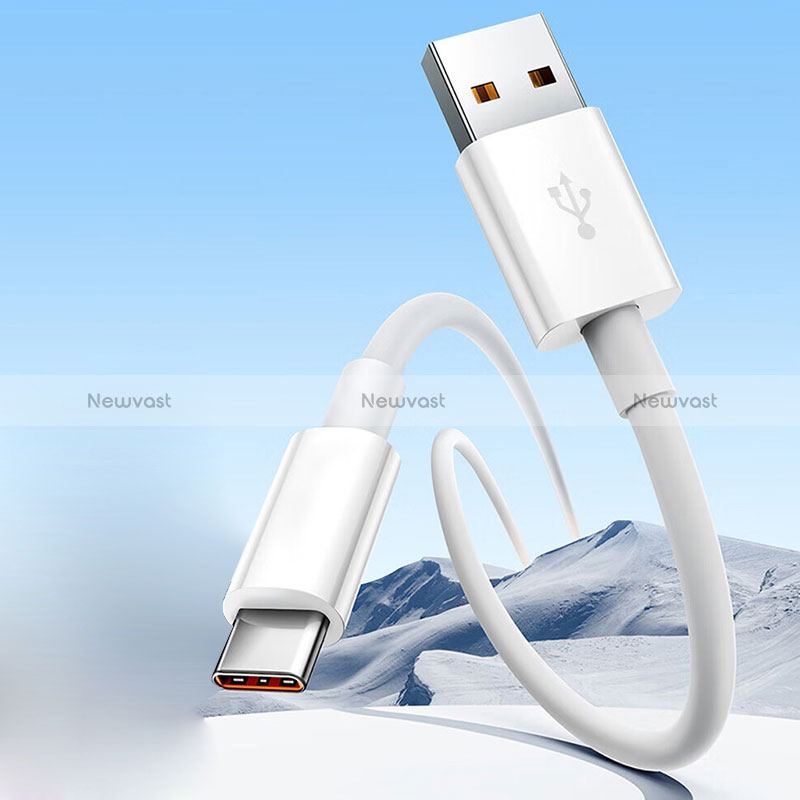 Type-C Charger USB-C Data Cable Charging Cord Android Universal 6A H03 for Apple iPad Pro 12.9 (2021) White