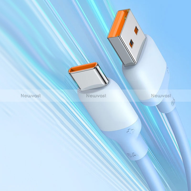 Type-C Charger USB-C Data Cable Charging Cord Android Universal 6A H04 for Apple iPhone 15