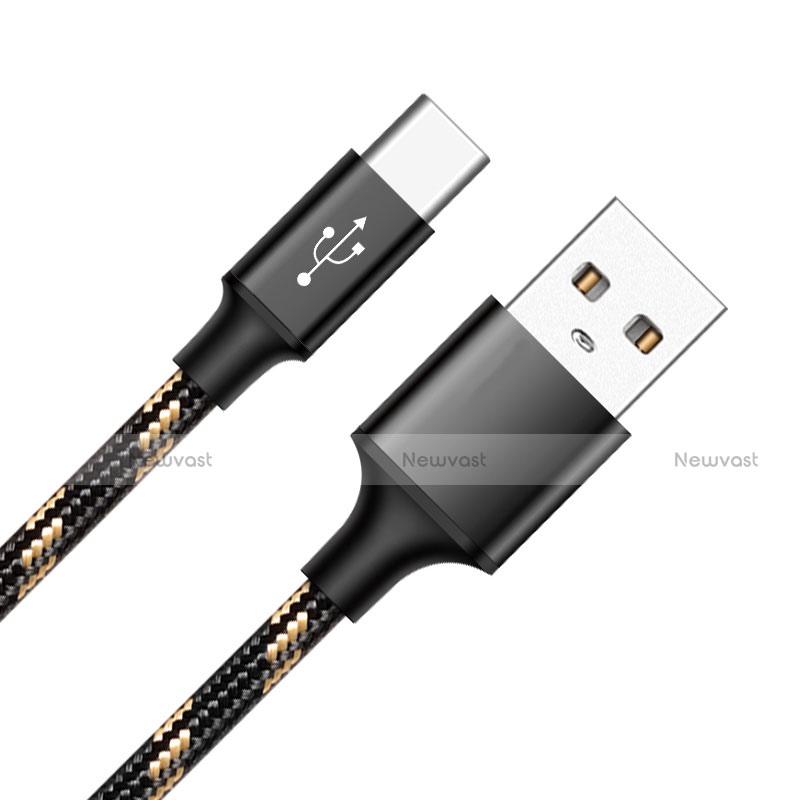 Type-C Charger USB Data Cable Charging Cord Android Universal 25cm S04 for Apple iPad Air 5 10.9 (2022)