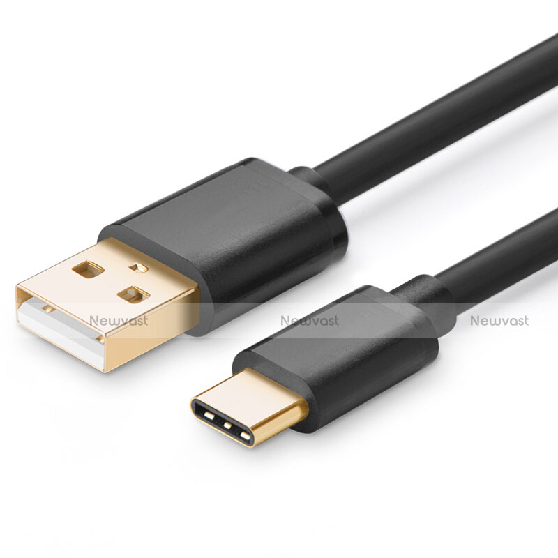 Type-C Charger USB Data Cable Charging Cord Android Universal T01 Black