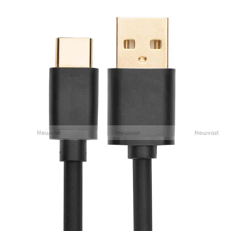 Type-C Charger USB Data Cable Charging Cord Android Universal T01 Black