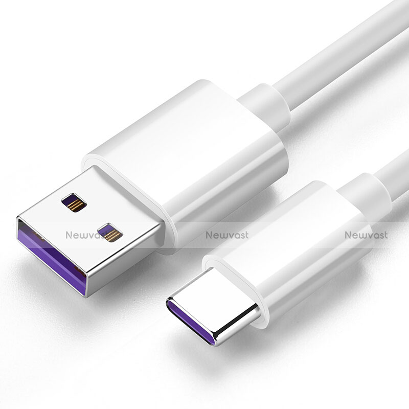 Type-C Charger USB Data Cable Charging Cord Android Universal T06 for Apple iPad Air 5 10.9 (2022) White