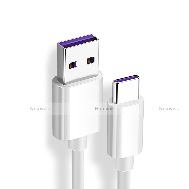 Type-C Charger USB Data Cable Charging Cord Android Universal T06 for Apple iPad Air 5 10.9 (2022) White