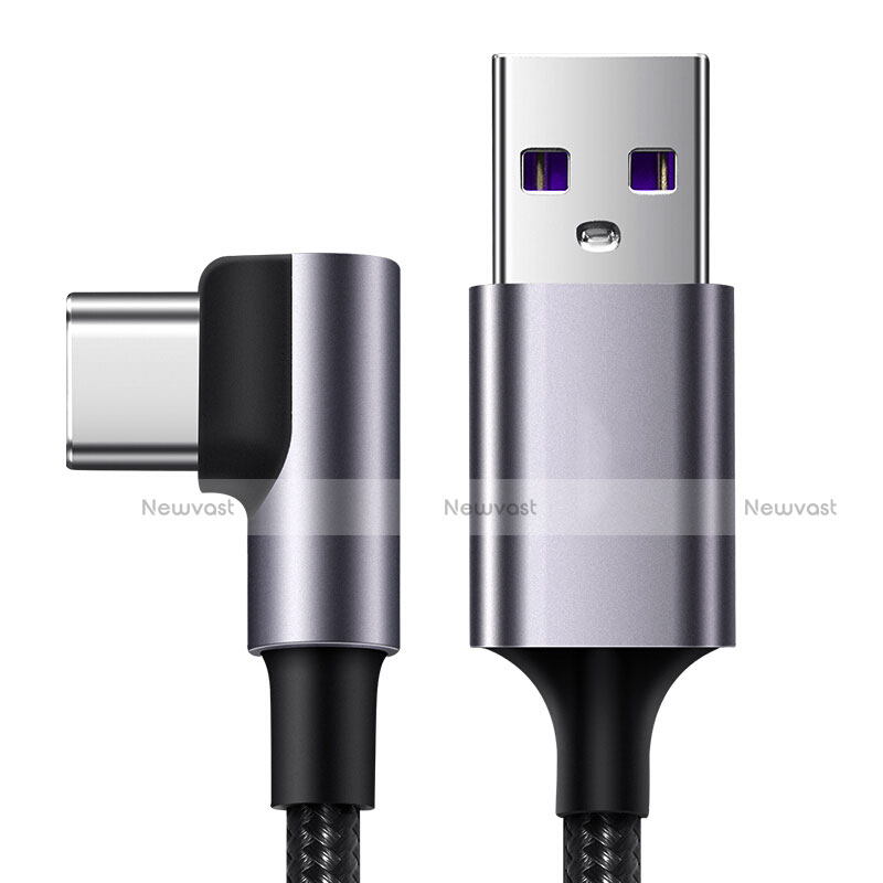 Type-C Charger USB Data Cable Charging Cord Android Universal T07 for Apple iPad Air 5 10.9 (2022) Black