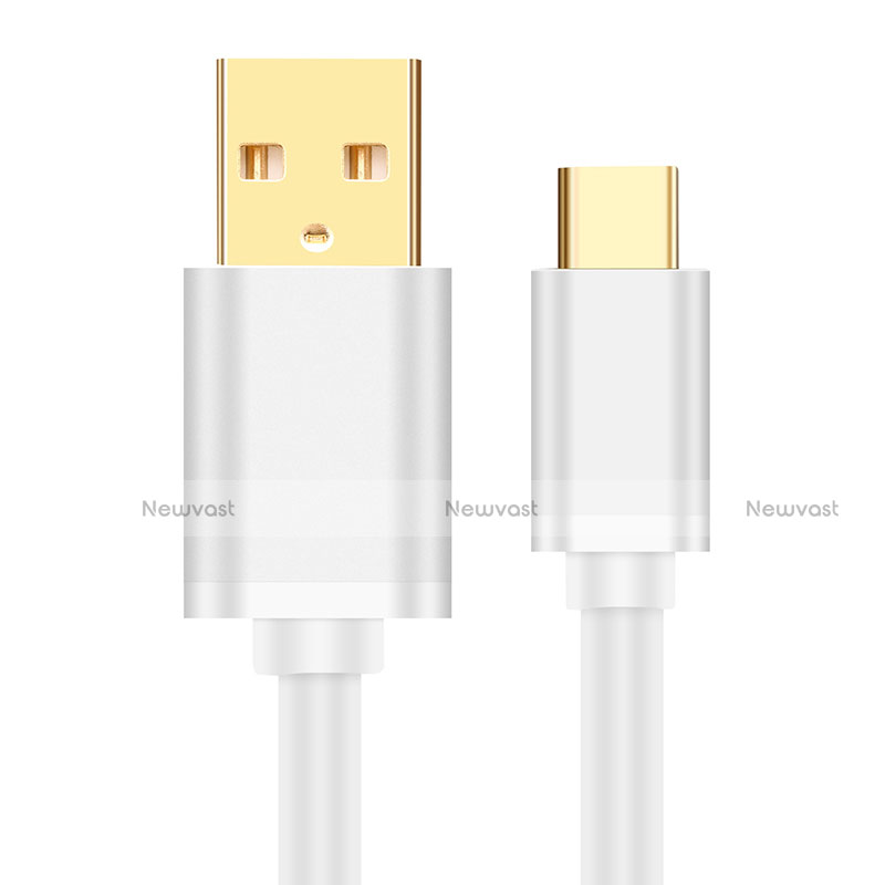 Type-C Charger USB Data Cable Charging Cord Android Universal T11 for Apple iPad Air 5 10.9 (2022) White