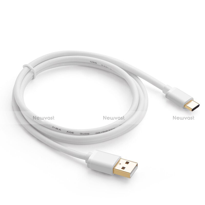 Type-C Charger USB Data Cable Charging Cord Android Universal T11 for Apple iPad Air 5 10.9 (2022) White