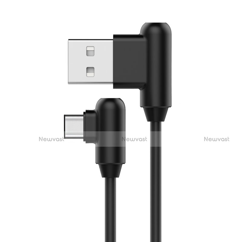 Type-C Charger USB Data Cable Charging Cord Android Universal T19 for Apple iPad Pro 12.9 (2022) Black