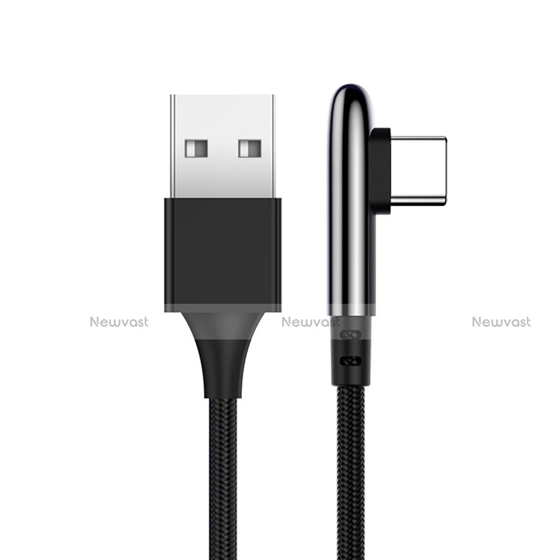 Type-C Charger USB Data Cable Charging Cord Android Universal T20 for Apple iPad Air 5 10.9 (2022) Black