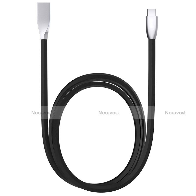 Type-C Charger USB Data Cable Charging Cord Android Universal T23 for Apple iPad Air 5 10.9 (2022) Black