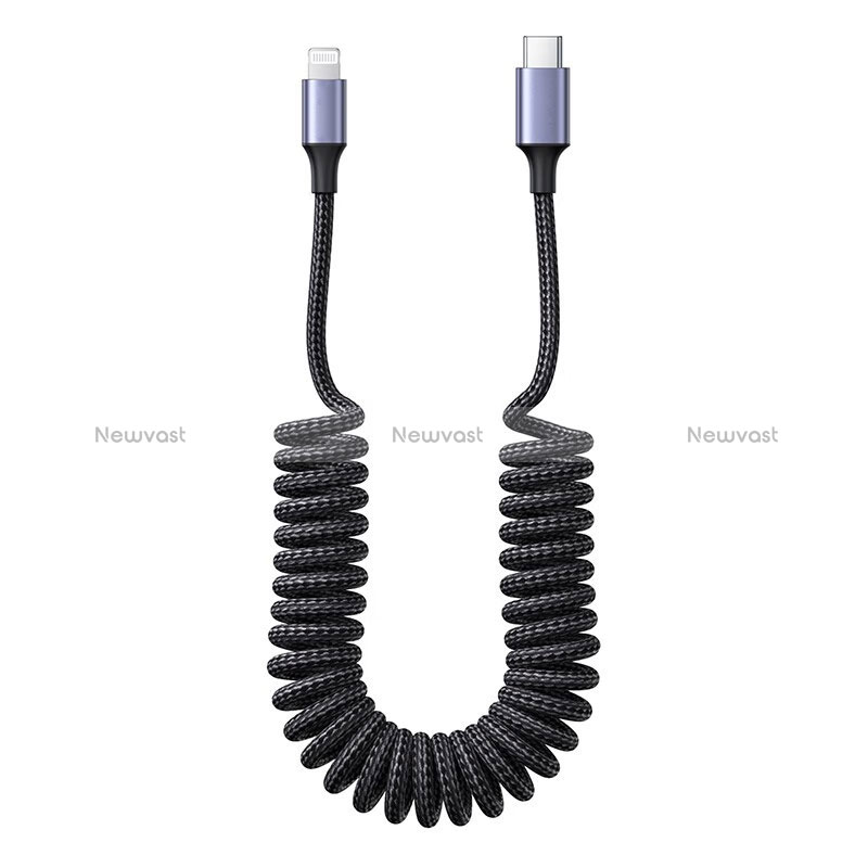 Type-C USB-C to Lightning USB Cable Adapter H02 for Apple iPad Pro 11 (2022) Dark Gray