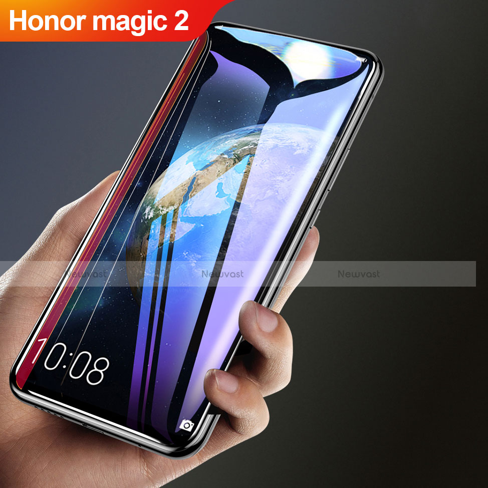 Ultra Clear Anti Blue Light Full Screen Protector Tempered Glass F02 for Huawei Honor Magic 2 Black