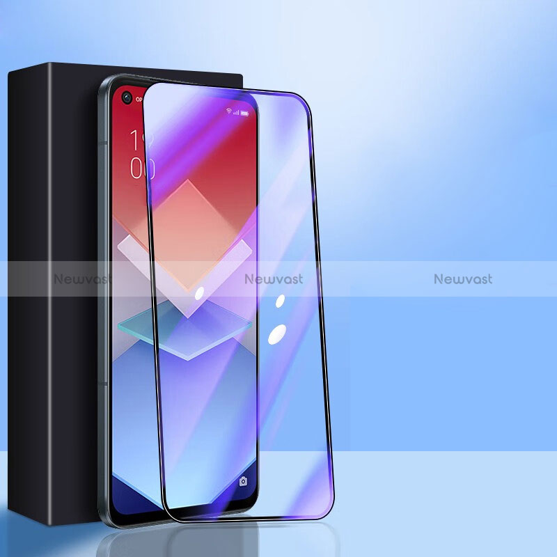 Ultra Clear Anti Blue Light Full Screen Protector Tempered Glass F02 for Oppo Reno6 Pro 5G Black