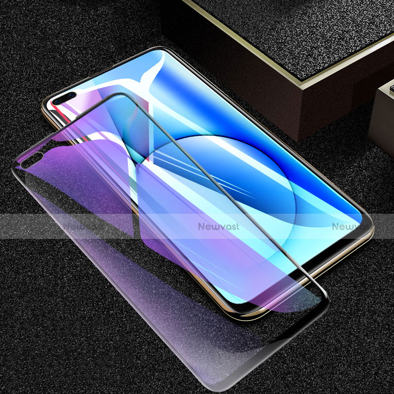 Ultra Clear Anti Blue Light Full Screen Protector Tempered Glass F02 for Realme X50 5G Black