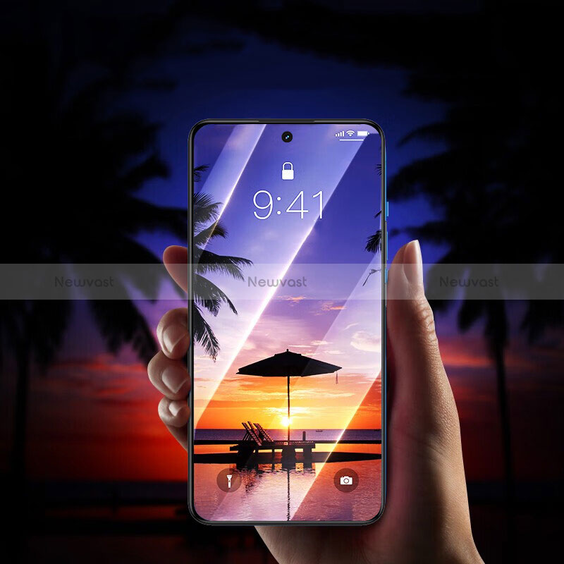 Ultra Clear Anti Blue Light Full Screen Protector Tempered Glass F02 for Xiaomi Mi 12T 5G Black