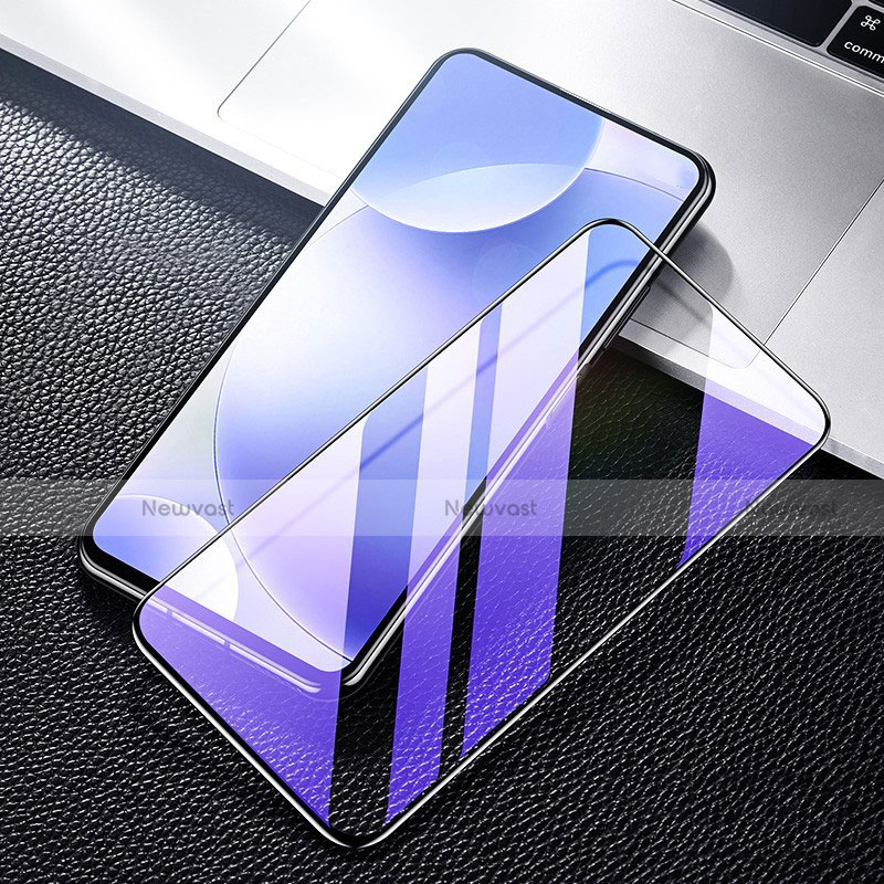 Ultra Clear Anti Blue Light Full Screen Protector Tempered Glass F03 for Xiaomi Poco F2 Pro Black