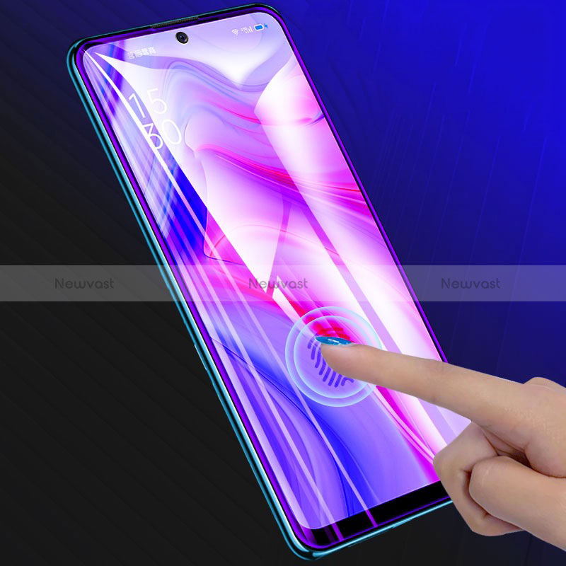 Ultra Clear Anti Blue Light Full Screen Protector Tempered Glass for Huawei Honor 50 SE 5G Black