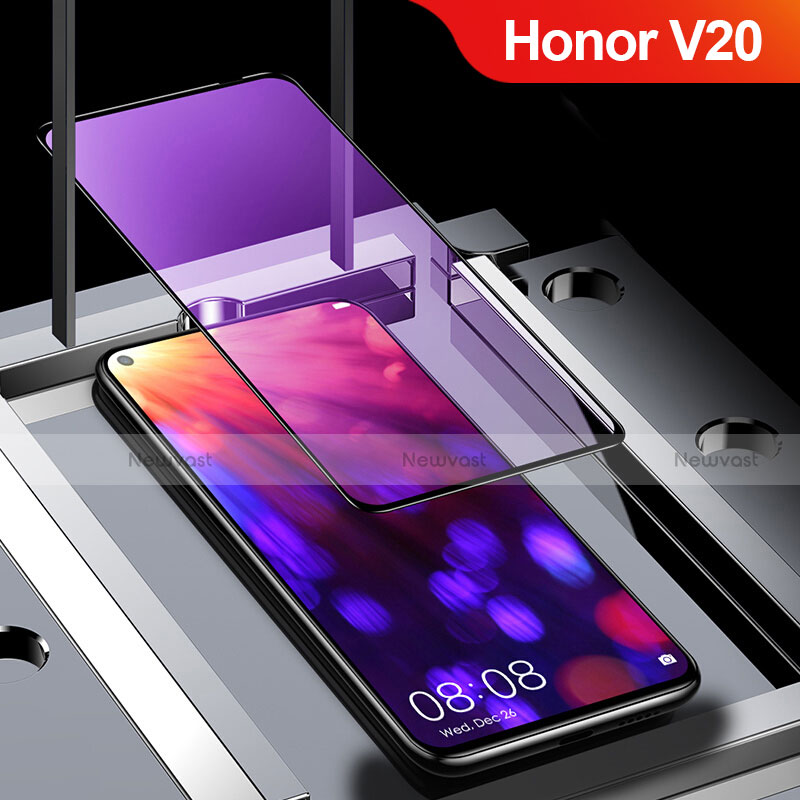 Ultra Clear Anti Blue Light Full Screen Protector Tempered Glass for Huawei Honor View 20 Black