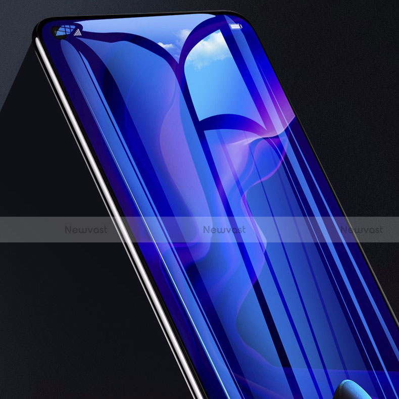 Ultra Clear Anti Blue Light Full Screen Protector Tempered Glass for Huawei Nova 7 SE 5G Black