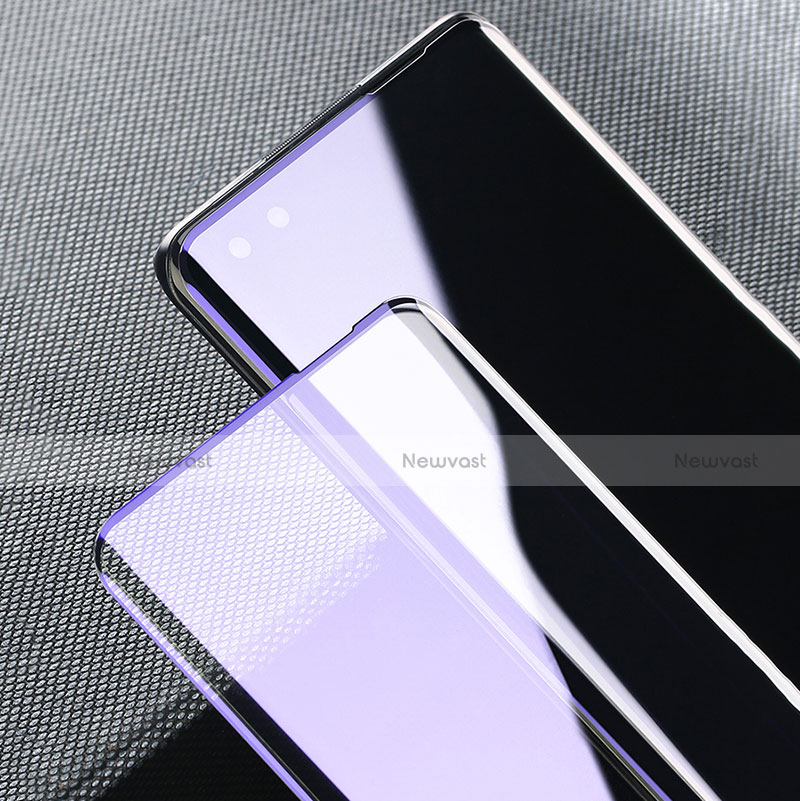 Ultra Clear Anti Blue Light Full Screen Protector Tempered Glass for Huawei Nova 8 Pro 5G Black