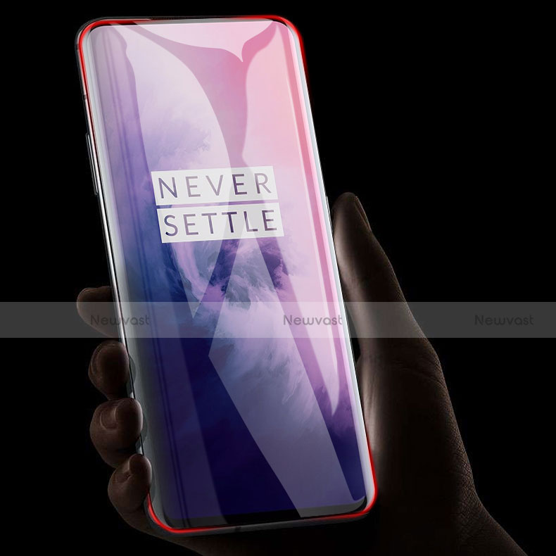 Ultra Clear Anti Blue Light Full Screen Protector Tempered Glass for OnePlus 7 Pro Black